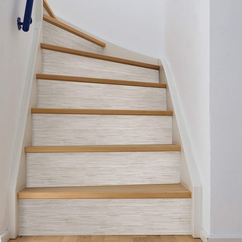 NuWallpaper Cream Vinyl Grassweave Peel & Stick Wallpaper, NUS2875 - Image 5